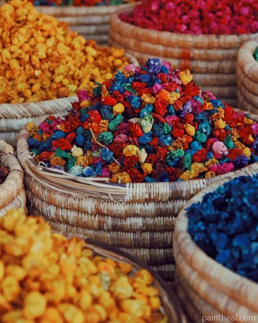 Colorful Spices Painting By Numbers Kits