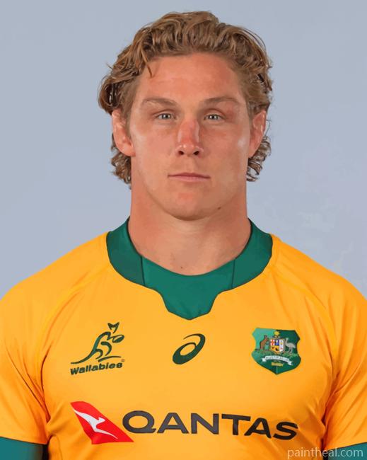 Michael Hooper Player Painting By Numbers Kits