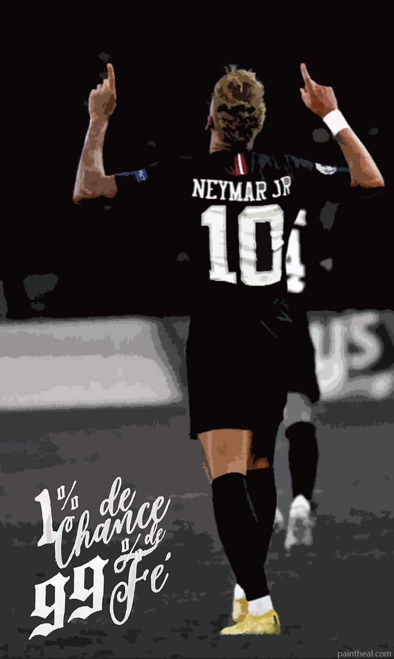 Neymar Jr Sport Painting By Numbers Kits