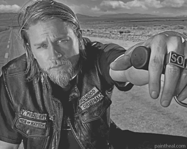 Jax Teller Sons Of Anarchy Painting By Numbers Kits