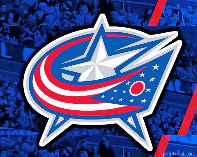 Columbus Blue Jackets Logo Painting By Numbers Kits