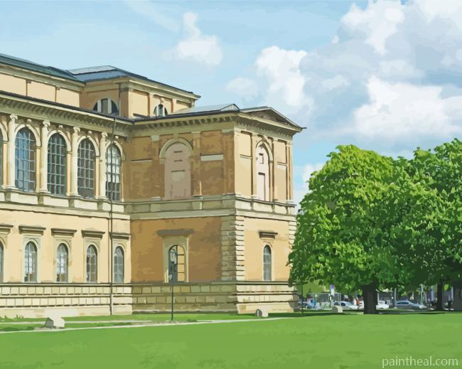 Alte Pinakothek Marienplatz Painting By Numbers Kits