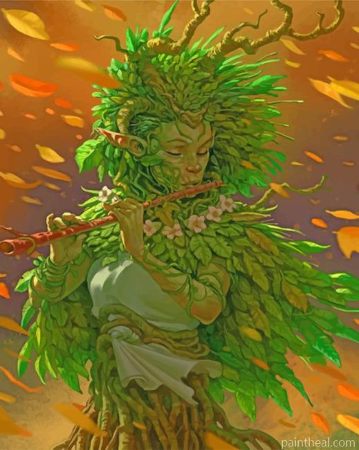 Mother Nature Playing Music Painting By Numbers Kits