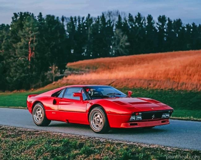 Ferrari Testarossa Painting By Numbers Kits