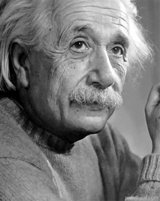 Albert Einstein Painting By Numbers Kits