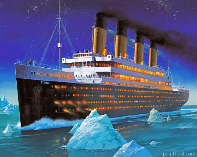 Titanic Ship Painting By Numbers Kits