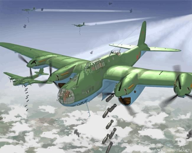 Petlyakov Pe 8 Plane Painting By Numbers Kits