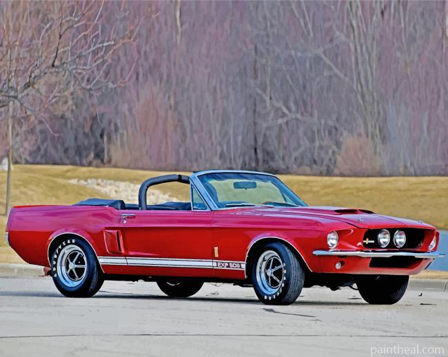 Ford 1967 Shelby GT 500 Painting By Numbers Kits