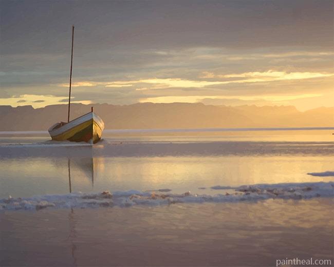 Beach Skiff Painting By Numbers Kits
