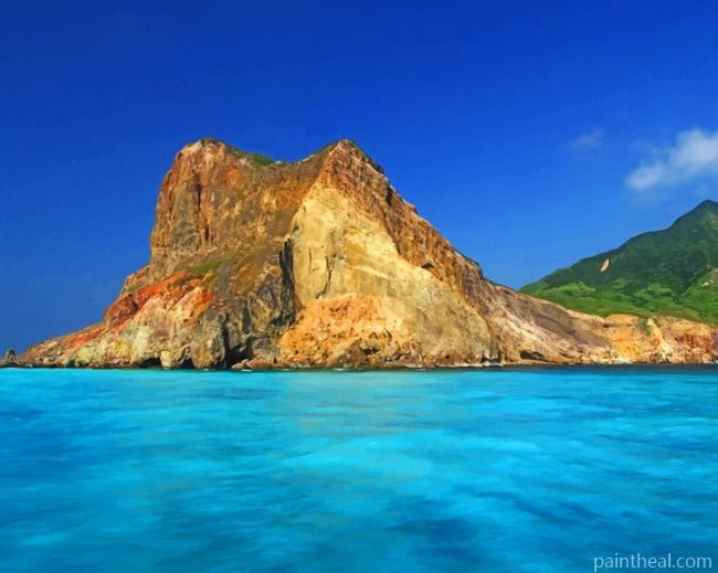Turtle Island In Taiwan Painting By Numbers Kits
