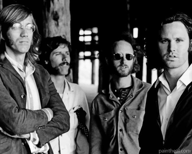 The Doors Rock Band Painting By Numbers Kits