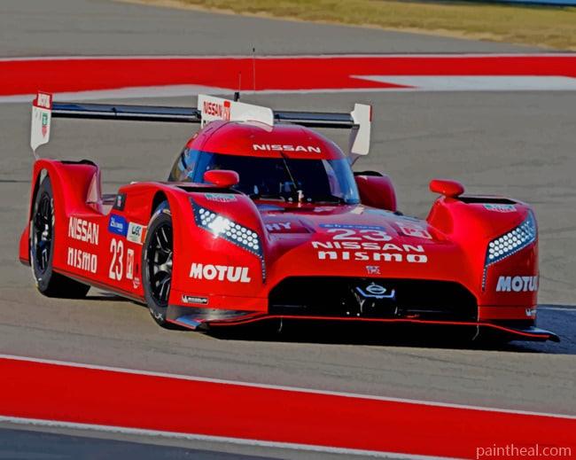 Red Nissan Tuning 2015 Painting By Numbers Kits