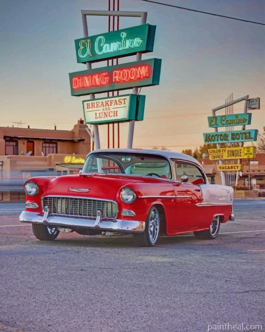 Cool Red Car NEW Painting By Numbers Kits
