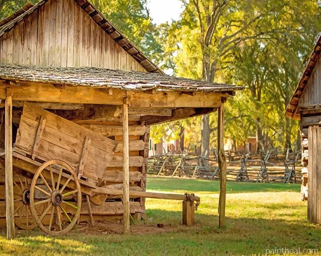 Wooden Barn NEW Painting By Numbers Kits