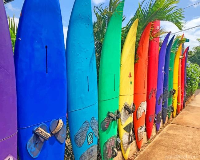 Colorful Surfing Boards Painting By Numbers Kits