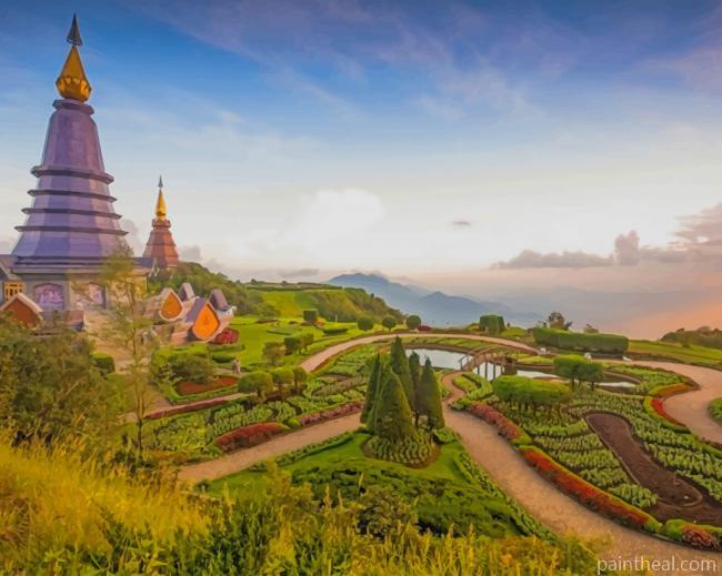 Doi Inthanon National Park Painting By Numbers Kits