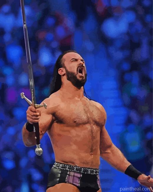 Drew McIntyre Painting By Numbers Kits