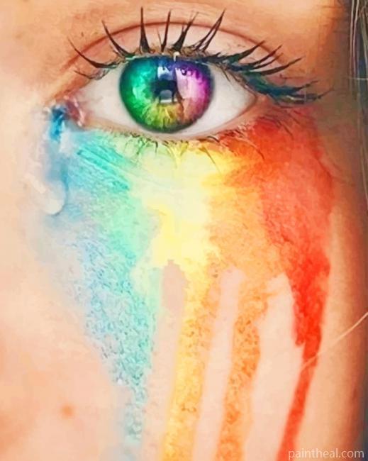 Crying Rainbow Painting By Numbers Kits