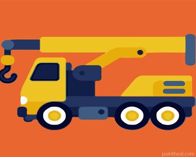 Yellow Truck Painting By Numbers Kits