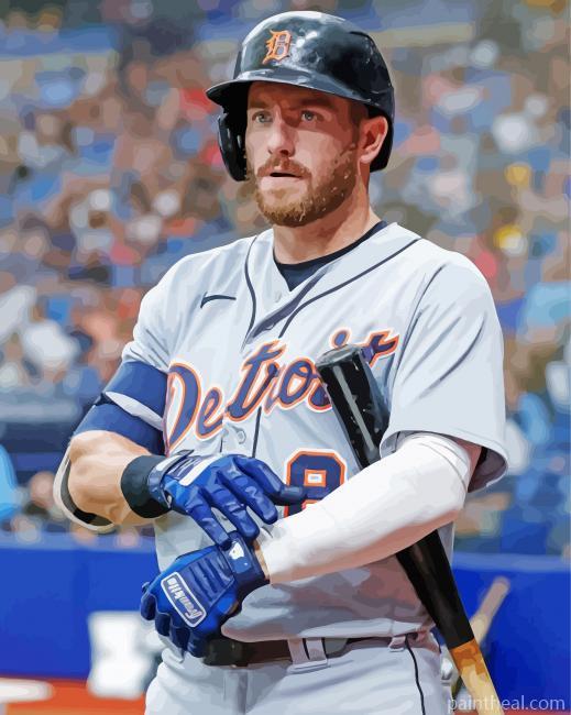 Detroit Tigers Player Painting By Numbers Kits