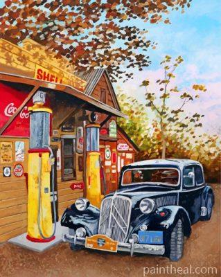 Filling Station Painting By Numbers Kits