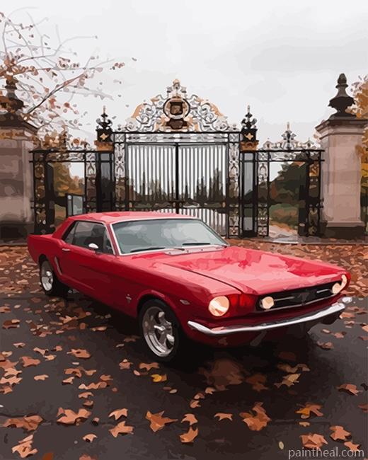Red Car- NEW Painting By Numbers Kits