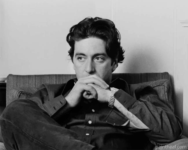 Monochrome Al Pacino Painting By Numbers Kits