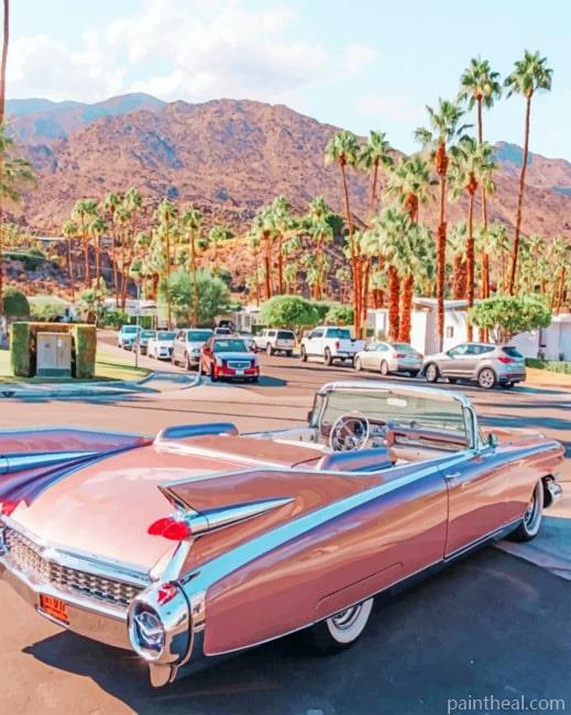 Aesthetic Pink Car NEW Painting By Numbers Kits