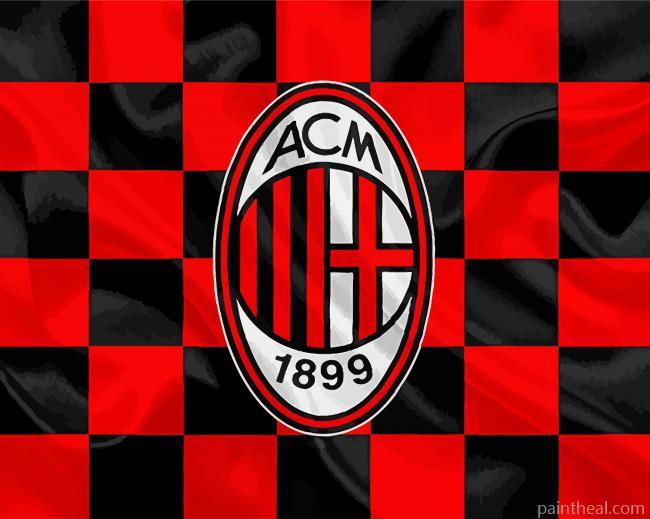 AC Milan Football Emblem Painting By Numbers Kits