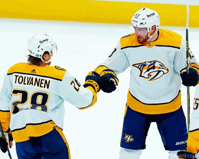 Nashville Predators Players Painting By Numbers Kits