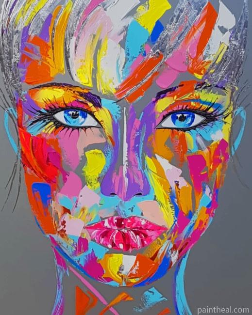 Colorful Face NEW Painting By Numbers Kits