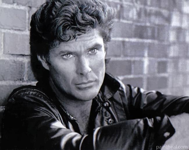 Young David Hasselhoff Painting By Numbers Kits