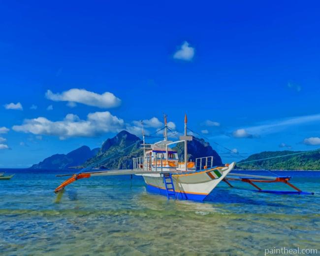 Philippines Tropic Sea Painting By Numbers Kits