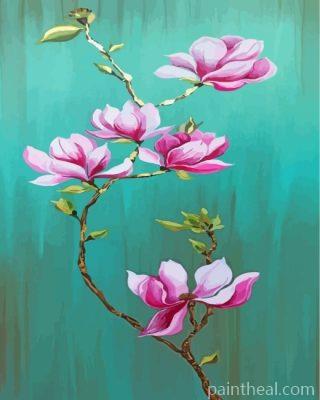 Beautiful Magnolias Painting By Numbers Kits