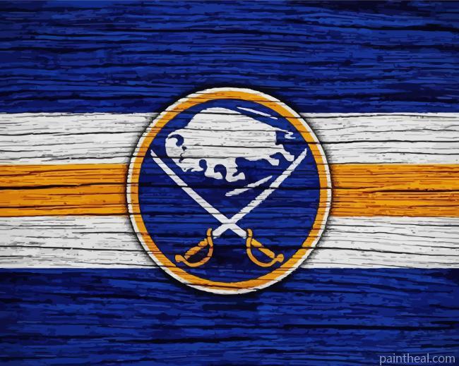 Buffalo Sabres Logo Art Painting By Numbers Kits