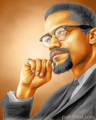 Malcolm X Painting By Numbers Kits