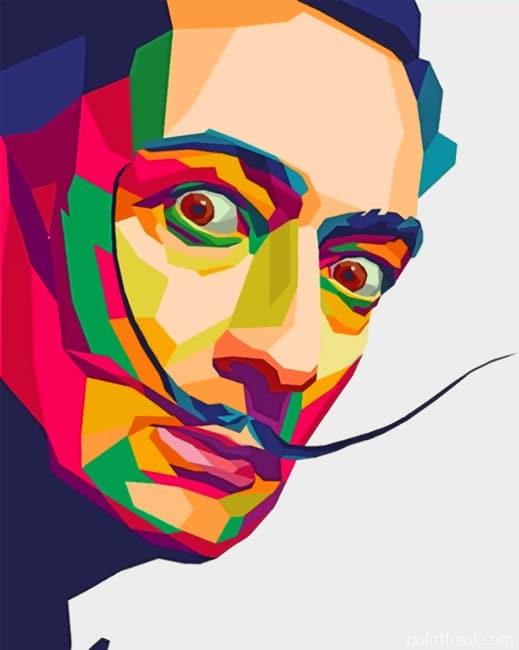 Salvador Dali Pop Art Painting By Numbers Kits