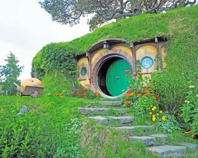 Hobbiton Movie Painting By Numbers Kits
