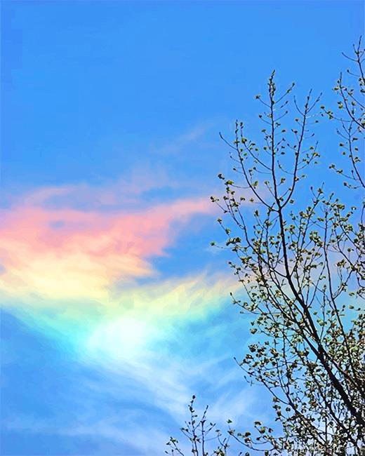 Rainbow Clouds Painting By Numbers Kits