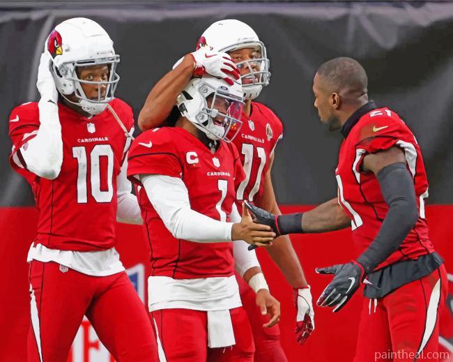 Arizona Cardinals Team Painting By Numbers Kits