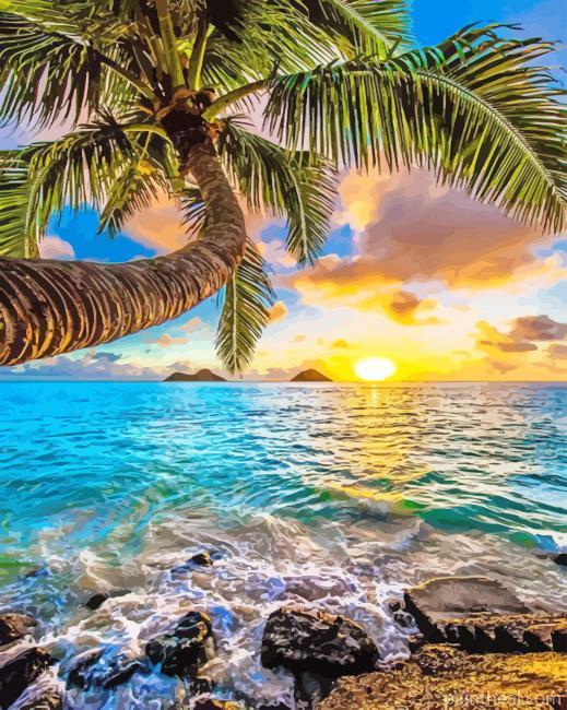 Paradise Island Painting By Numbers Kits