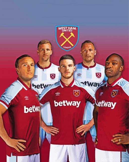 West Ham United Painting By Numbers Kits