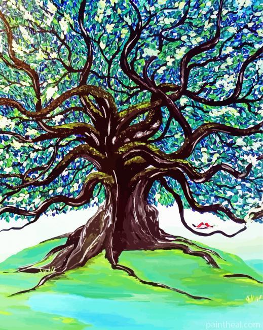 The Oak Tree Art Painting By Numbers Kits