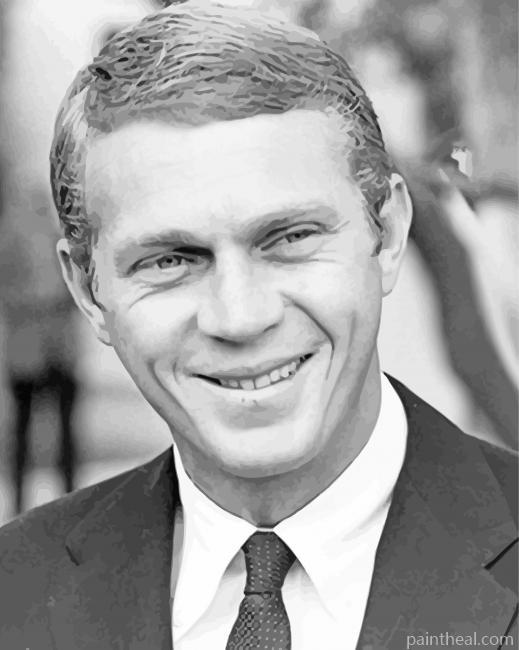 Steve Mcqueen Actor Painting By Numbers Kits