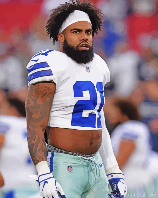 Ezekiel Elliott Painting By Numbers Kits