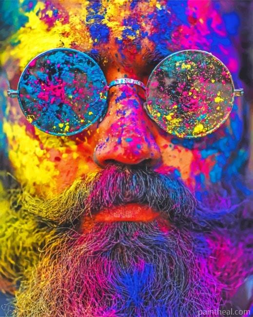 Holi Festival Painting By Numbers Kits