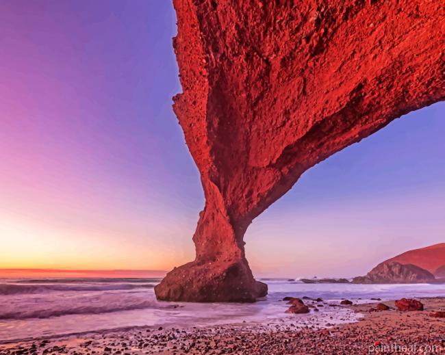 Legzira Beach Morocco Painting By Numbers Kits