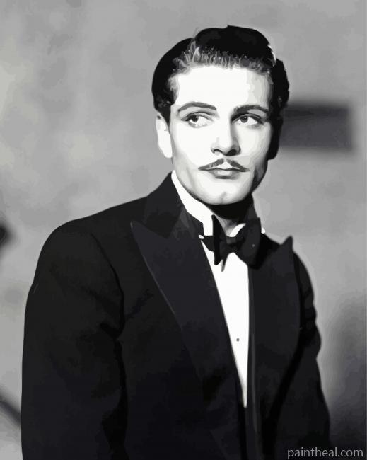 Young Laurence Olivier Actor Painting By Numbers Kits