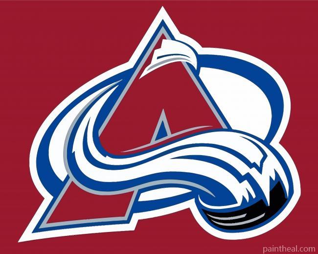 Avalanche Hockey Logo Painting By Numbers Kits