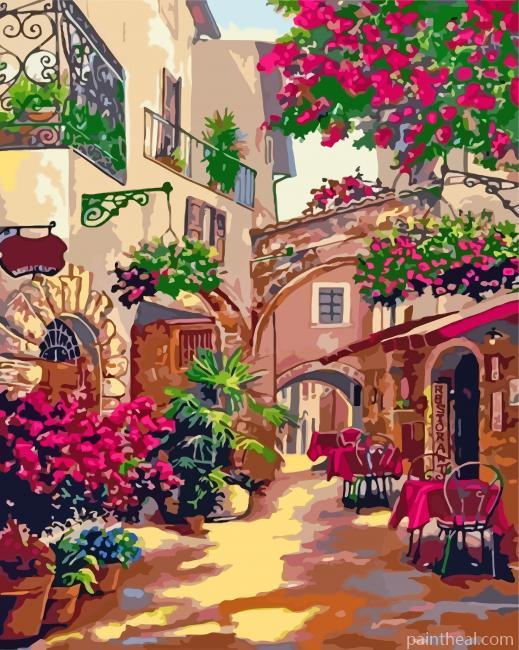 European Street Painting By Numbers Kits